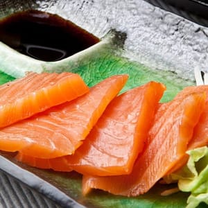Sashimi de salmón 120g
